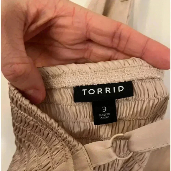 Torrid Babydoll Satin Lace Trim Cami, size 3X - Picture 3 of 3